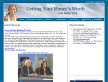 Tablet Screenshot of gettingyourmoneysworthnyc.com